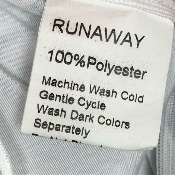 Runaway Australia Womens Tropical Print Thigh Split Pants Palm Tree Green Size 2 - Picture 4 of 10